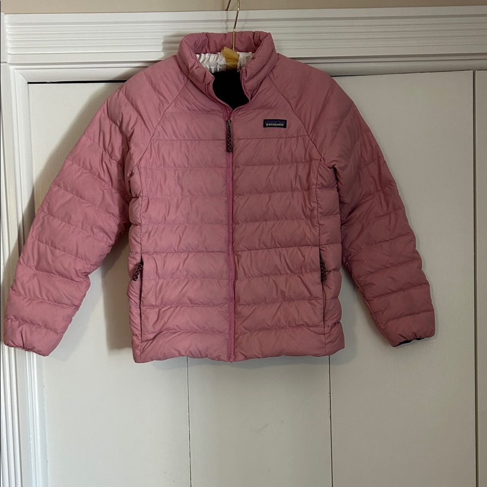 Patagonia Kids Light Pink Puffer Jacket